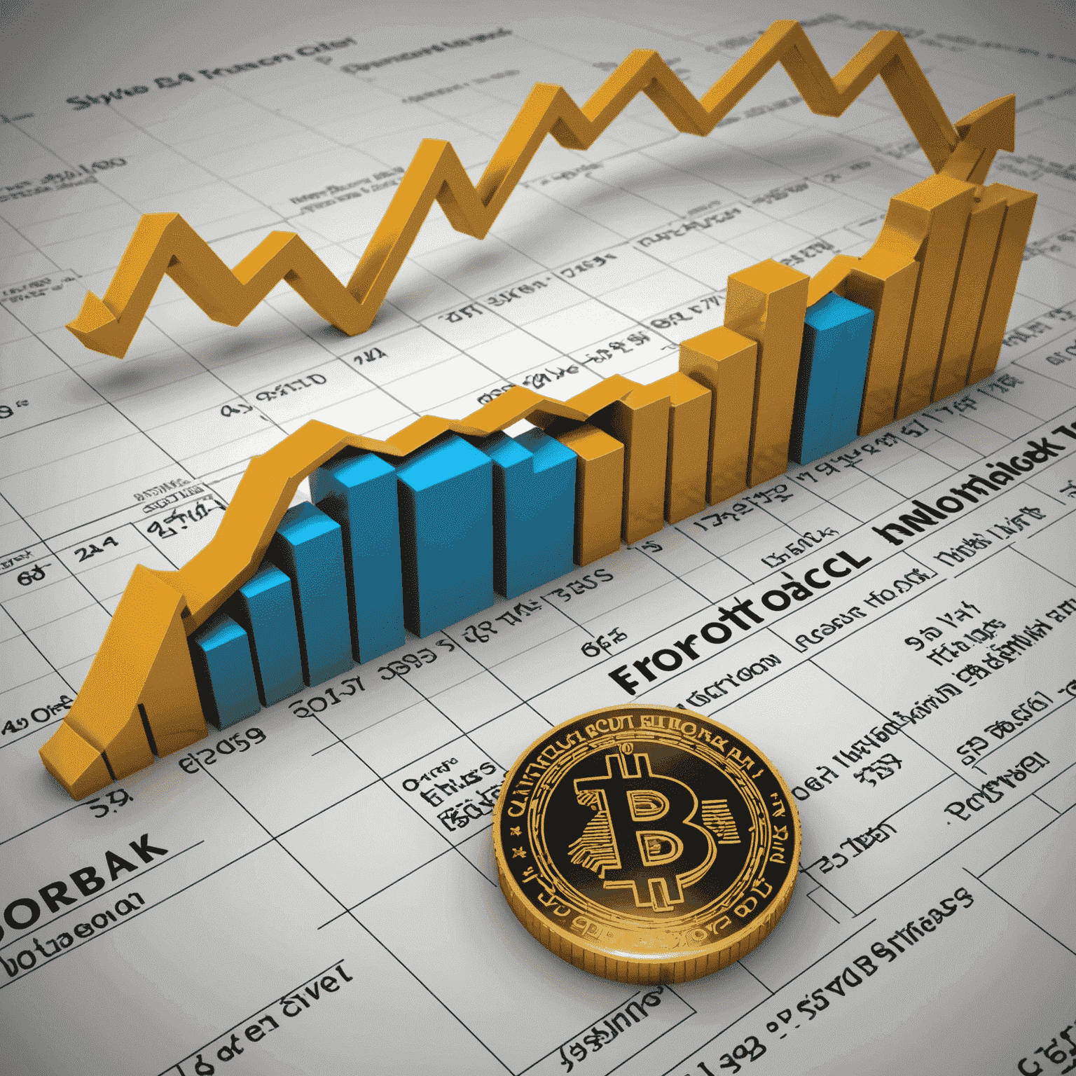 A graph showing global economic trends and their impact on the South African financial markets, including gold and silver prices, stock market indices, and currency exchange rates